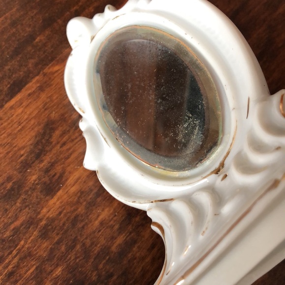 Antique DERMAY Porcelain Bath Dresser Box | Powder Box - Picture 9 of 13